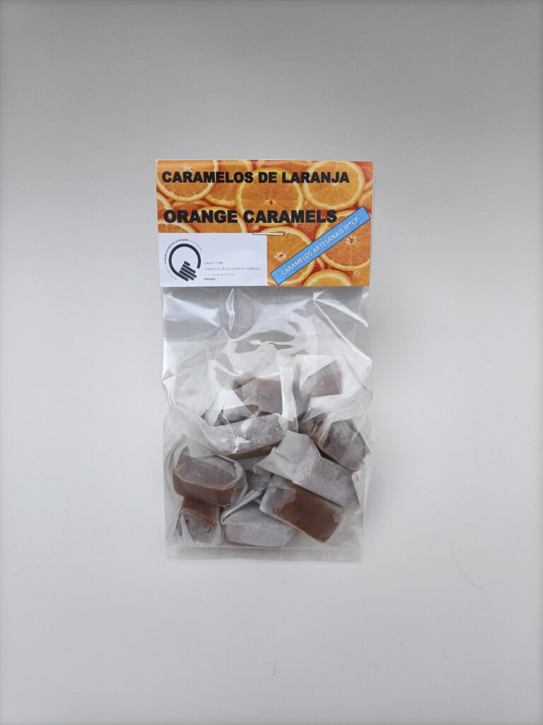 Caramelos artesanais de laranja