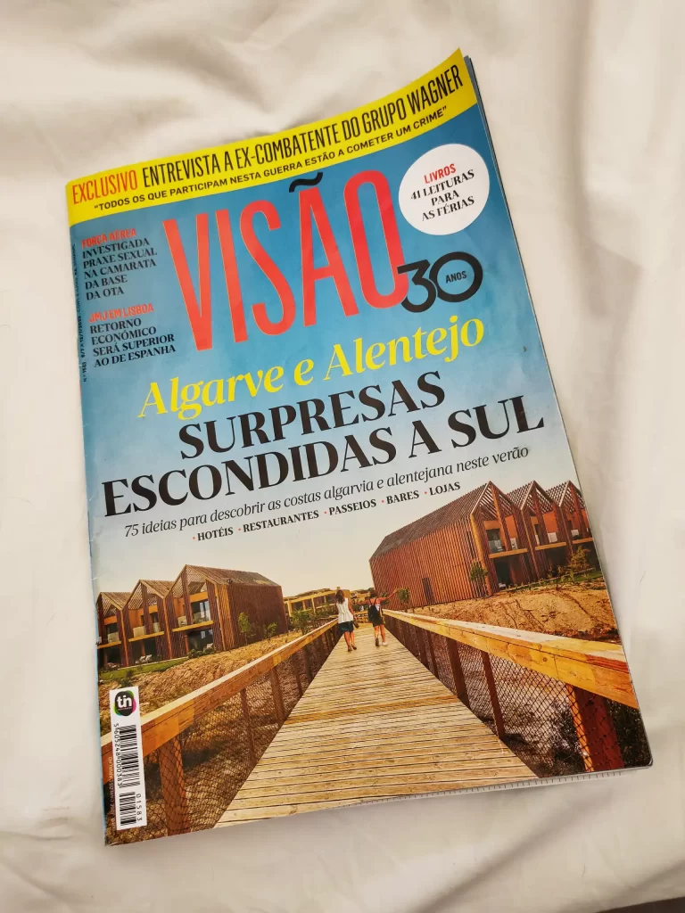 Capa da revista visão de 6/7 de julho de 2023
