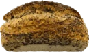 a close up of a loaf of bread