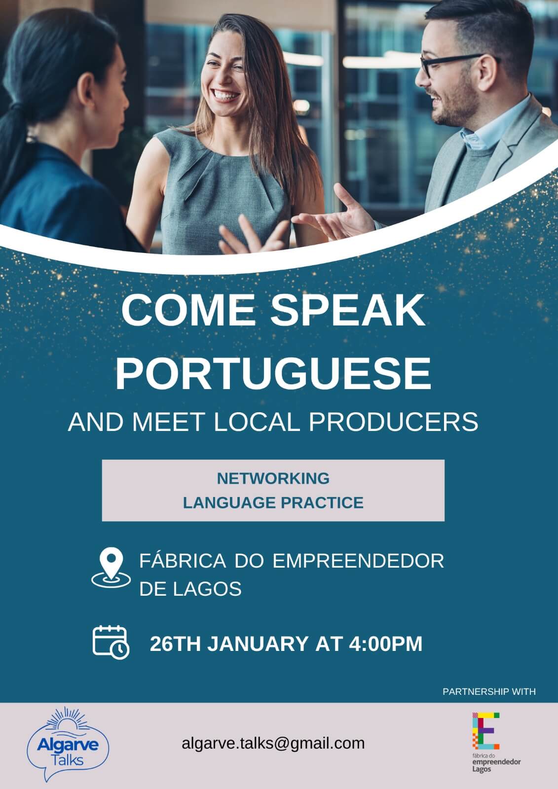 Cartaz Algarve Talks