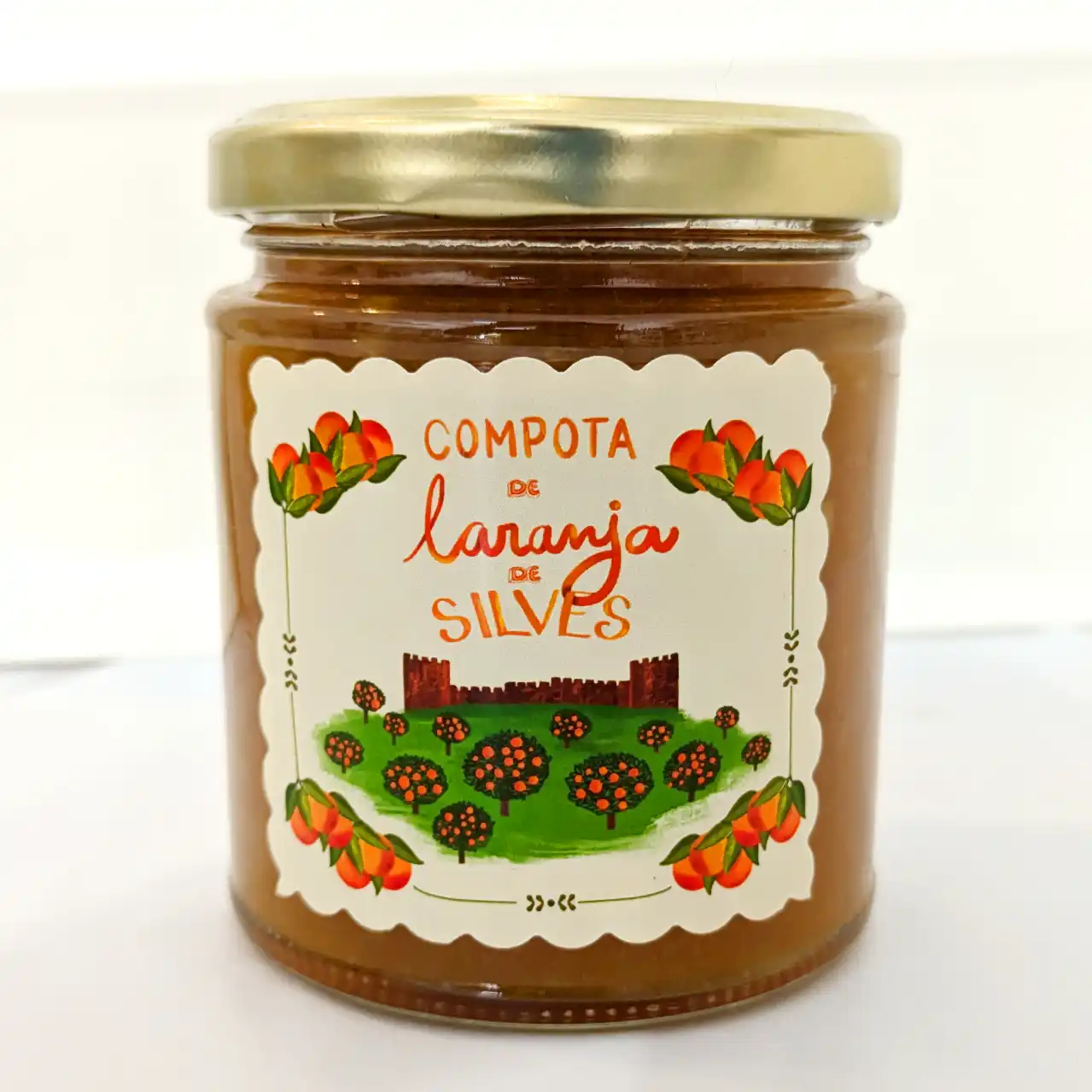 frasco de Compota de laranja algarvia