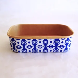 Padrão azul e branco